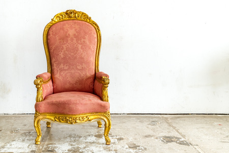 Classical style Armchair sofa couch in vintage room