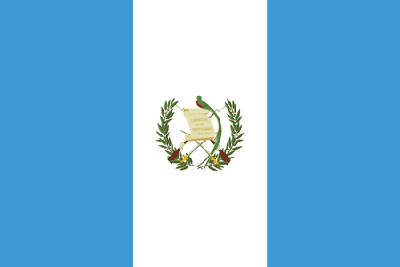 Flag of Guatemala. Vector illustration.のイラスト素材