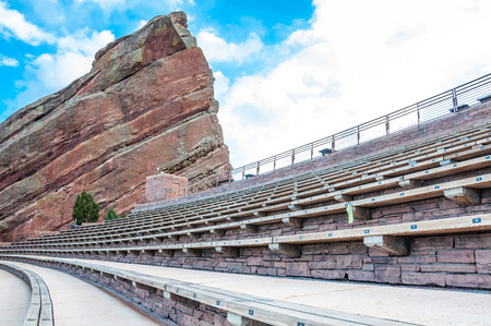 Historic Red Rocks Amphitheater near Denver, Colorado