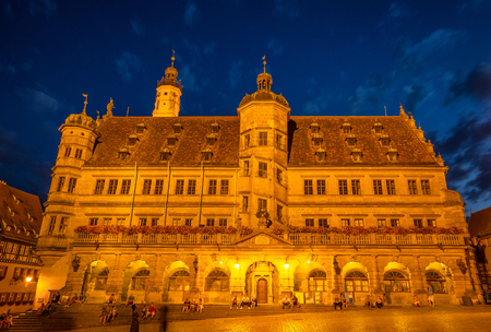 The Rothenburg ob der Tauber a town in Bavaria, Germanyのeditorial素材