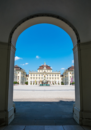 Ludwigsburg Palace (Schloss Ludwigsburg) in Baden Wurttemberg, Germanyのeditorial素材
