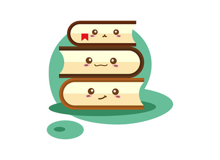 Illustration of a book on a white backgroundのイラスト素材