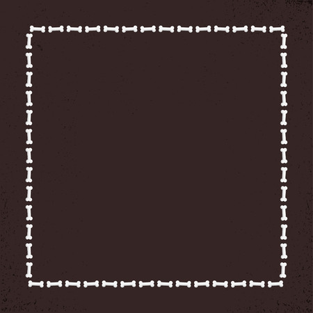 Halloween frame with bonesのイラスト素材