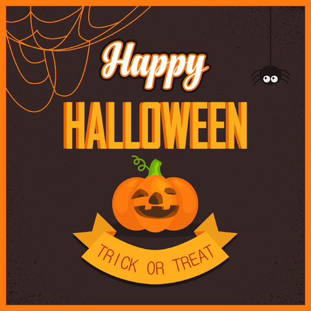 Happy Halloween Posterのイラスト素材