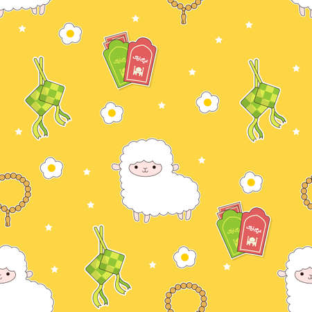 Islamic seamless pattern for eid al fitr or Ramadanのイラスト素材