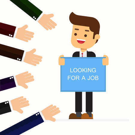 Business man getting lateのイラスト素材