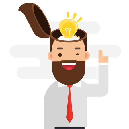 business man with wingsのイラスト素材