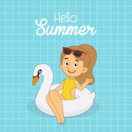 In summer holiday,Summer background .Sale Vector illustrationのイラスト素材