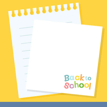 Back to school background,School borderのイラスト素材