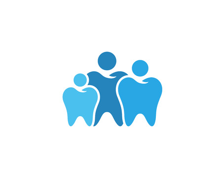 Modern Dental Logo Symbol - Family Dentistryのイラスト素材