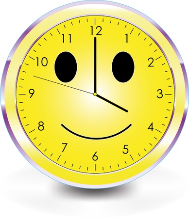 vector watch smileのイラスト素材