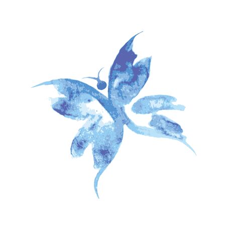 Beautiful watercolor butterfly background. Vector illustrationのイラスト素材