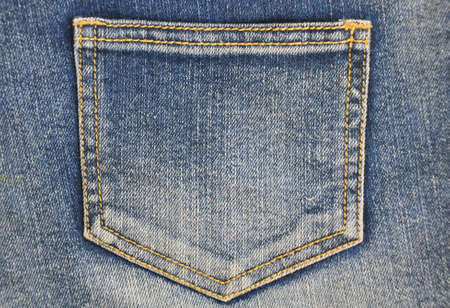 Fragment of jeans with pocket. Can be used as a jeans background.の写真素材