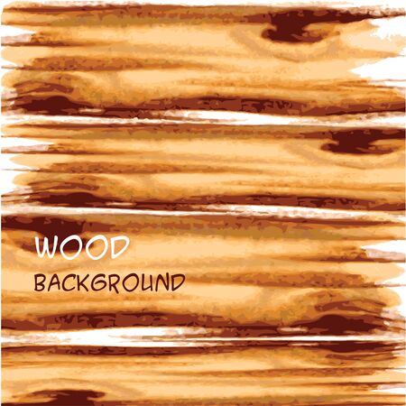 Abstract wooden background in watercolor style vectorのイラスト素材