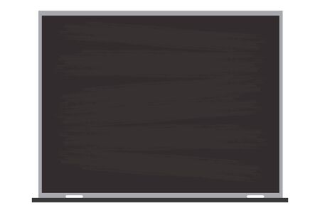 Empty blackboard,isolated on white backgroundのイラスト素材
