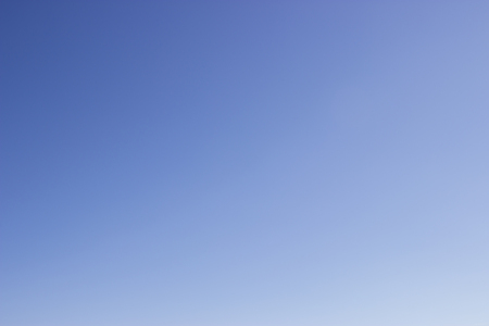 Clear Blue Sky gradient true colorの写真素材
