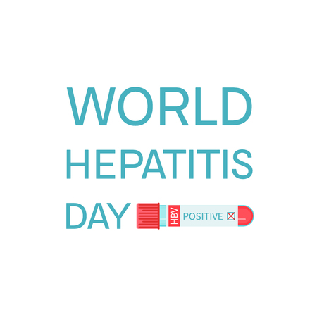 Hepatitis day posterのイラスト素材