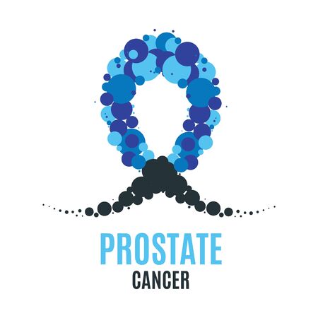 November Prostate cancer ribbonのイラスト素材