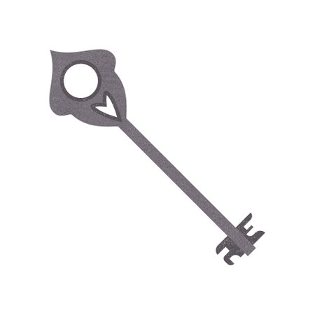 House vintage key for door lock symbolのイラスト素材