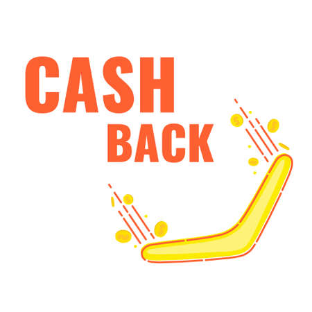 Money cash back guarantee offer service conceptのイラスト素材