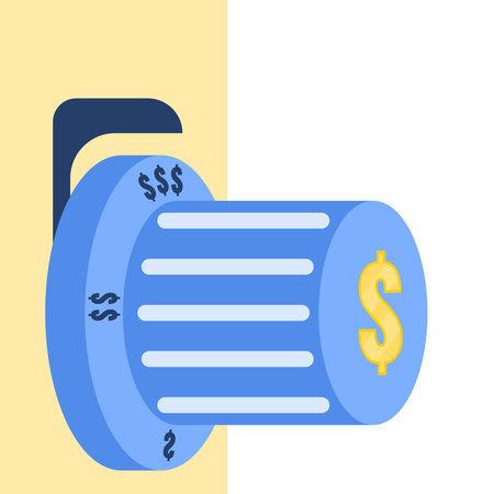 Thermostatic valve of the radiator. Reducing the heat due to high energy prices. Regulating the temperature in the house with a thermostat. Lowering heating costs in winter.のイラスト素材