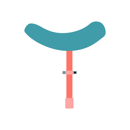 Bicycle saddle icon. Sport gear spare parts. MTB seat cycling equipment sign. Vector illustration.のイラスト素材