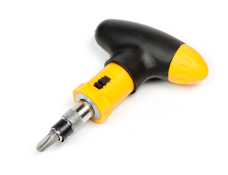 Torque driver snowboard tool on white background