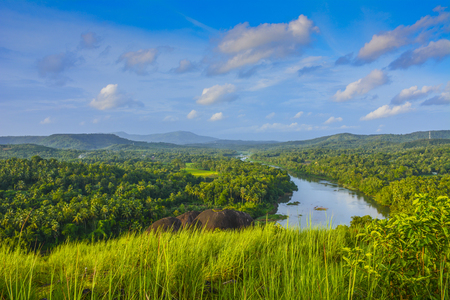 Stunning River View at Elephant Rock Viewpointの写真素材
