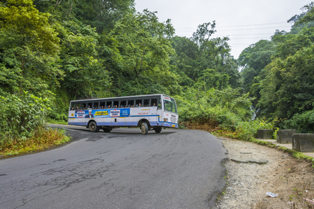 Beautiful view of Attappadi road, located in Palakkad district Kerala, South Indiaのeditorial素材