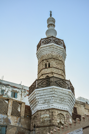 minaret in historical village jeddah, Saudi arabiaの写真素材