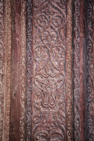 door pattern in historic village Jeddah, Saudi arabiaの写真素材