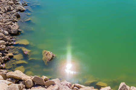 View of Wadi Murwani dam, Located in Al Khulais, Saudi arabia