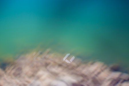 Water surface, Sun reflection, flower symble bokhe background image