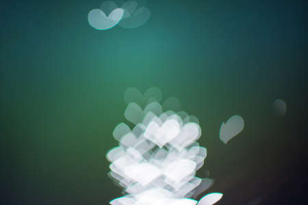 Water surface, Sun reflection, love symble bokhe background imageの写真素材