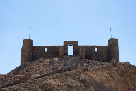Ottoman fortress at Asfan - Saudi arabiaのeditorial素材