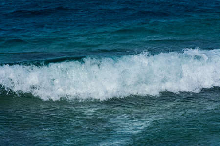 Sea waves splash at Redsea Jeddah, Saudi arabia