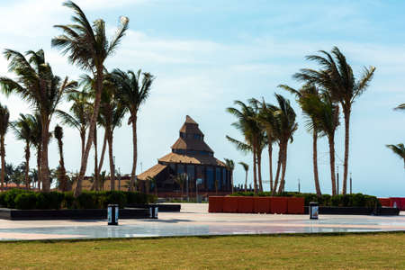 Jeddah water front new beachの写真素材