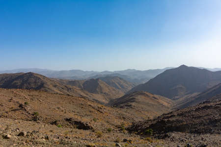 Beautiful mountain landscape, located in Banisad, Saudi arabiaの写真素材