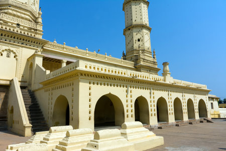 Ancient jumma masjid, founded by Tipu sultan at Srerangapatna, Karnataka, South India.の写真素材