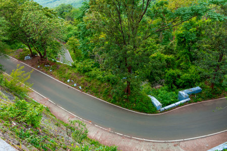 Beautifull view of Kolli Hills, Tamil nadu, Indiaの写真素材