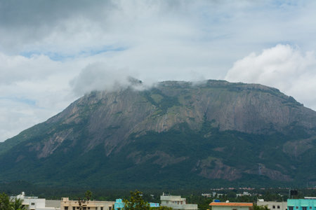 Beautifull countryside view of Tamil nadu, Indiaの写真素材