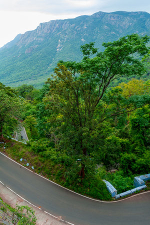 Beautifull view of Kolli Hills, Tamil nadu, Indiaの写真素材