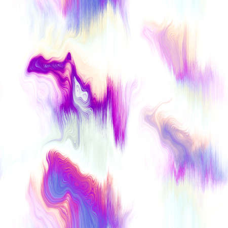 Wavy summer dip dye boho background. Wet ombre color blend for beach swimwear, trendy fashion print....