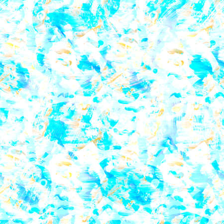 Batik fish tie dye wash background. Mottled underwater swimming fishes for beach swimwear. Fun...