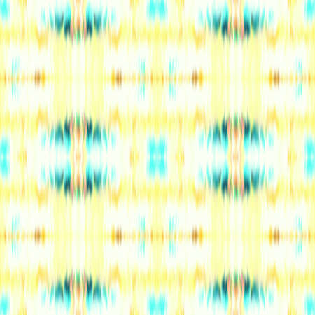 Optical tie dye kaleidoscope blur texture background. Seamless washed out symmetry ombre effect. 80s...