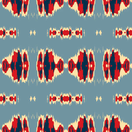 Fun pink blue white hand drawn seamless texture. Modern bright feminine swimwear fashion all over...