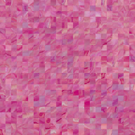 Optical low poly pixel grid dye blur texture background. Seamless washed out geometric ombre effect. 80s style retro square shape pattern. High resolution funky beach wear fashion textile tile.の写真素材