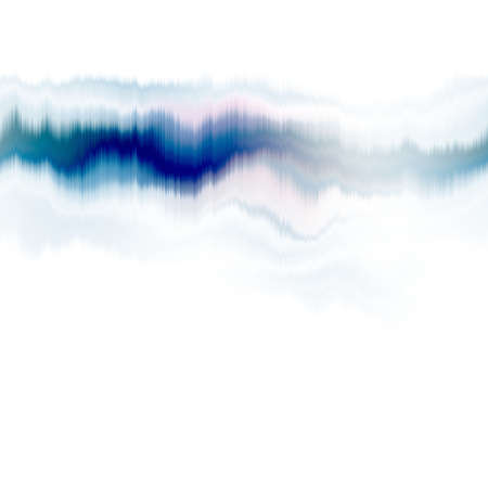 Wavy summer dip dye boho background. Wet ombre color blend for beach swimwear, trendy fashion print....