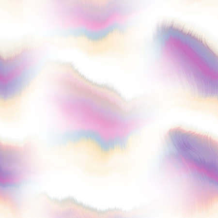 Wavy summer dip dye boho background. Wet ombre color blend for beach swimwear, trendy fashion print....
