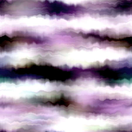 Bleed vertical stripe summer tie dye batik beach wear pattern. Seamless variegated gradient space dyed shibori effect. Washed out painterly trendy fashion print background.の写真素材
